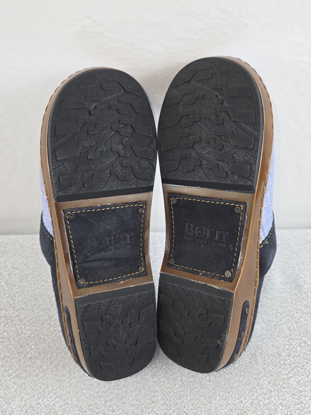 Born Bailie Southwestern Blanket Motif Clogs Blue Women's 10 - Picture 6 of 10